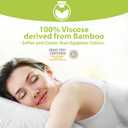 BAMPURE Luxury Series King Sheet Set - 100% Viscose derived from Bamboo Sheets King Size - Super Soft Viscose Bamboo Cooling Sheets for Hot Sleepers -Up to 16 Deep Pocket King Sheet Set (White), King - 4 Pieces Set