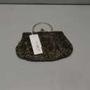 CORIOS Evening Clutch Bag for Women Vintage Beaded Sequin Handbag Bridal Wedding Purse