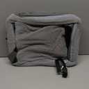 JOEJOY Deluxe Dog Booster Seat with Sturdy Metal Frame and Safety Leash for Small Pets up to 20 lbs  Portable Puppy Dog Car Seat with Thick Cushion and Storage Pockets for Small Dogs