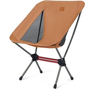 Naturehike Camping Chair, Foldable with Storage Bag, Outdoor Portable Chair for Adults, Lightweight, Supports 330lbs, Backpacking Chair for Fishing, Hiking, Beach, Lawn, Medium