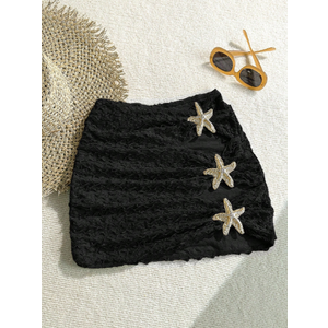 Soleia Women's Summer Beach Starfish Decor Bikini Bottom Swimwear XL