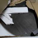 Round Wood Coffee Table with Storage Shelf, 33.5" D Wooden Circle Accent Coffee Table, 2-Tier Solid Wood Rounded Center Cocktail Table for Home Living Room Bedroom, Black Brown