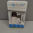 myQ Smart Garage Door Video Keypad with Wide-Angle Camera,Customizable PIN Codes,and Smartphone ControlTake Charge of Your Garage Access Works with Chamberlain, LiftMaster and Craftsman openers,White