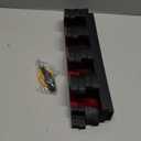 8 Tier Sword Stand, Wooden Sword Holder Wall Mount,Premium Wooden Katana Holder, Red Velvet Padded Katana Stand