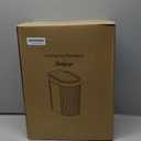 3 Pack 5 Gallon Bathroom Trash Can with Lid, Automatic Motion Sensor White Trash Can, Touchless Slim Waterproof Garbage Bin for Kitchen, Bedroom, Office, and Bathroom