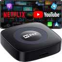Ai Magic Box for Streaming Netflix/YouTube/TikTok, Wireless CarPlay Adapter Dongle with USB Drive for OEM Wired Car Play & Android Auto Cars GPS Navigation Chartplotter