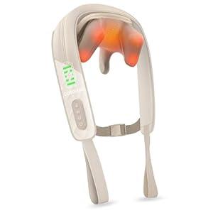 Snailax Cordless Neck Massager with Heat, Shiatsu Neck and Shoulder Massager for Deep Tissue, Kneading Back Massage Pillow for Leg, Body, 2 Heating Levels, Gifts for Men Women