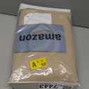 Melodieux Blackout Curtains for Bedroom Cotton Curtains 63 inch Length 2 Panels Set Grommet Window Curtains for Living Room Thermal Insulated 100% Blackout Drapes (Biscotti Beige, 42 x 63 Inch)