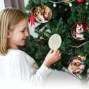 Sublimation Blanks Easter Ornaments Double Sided, 12pcs Sublimation Ornament Blanks Bulk, Sublimation Blanks Products for Birthday, Ceramic Ornaments for Crafts