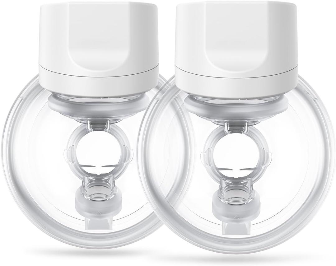 Momcozy Hands-Free Breast Pump S12 Pro, 2 Pack, Snow Color (Regular-Double Snow)