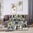 English Springer Spaniel Blanket Springer Spaniel Decor Throw Blanket Soft Flannel Fluffy Plush Fuzzy Fleece Stuff Blanket Gifts for Dog Lover Girl Kids Man Woman Boys Adults for Bed Sofa 40"X50"