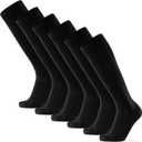 DANISH ENDURANCE 14-18 mmHg Organic Cotton Compression Socks  Graduated Support & Travel Support, Unisex, 1-3 Pack (Small)