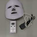 LED Face Mask Light Therapy, Red Light Therapy Mask with 7 Colors, 850nm Infrared & Red Light Therapy for Face, Portable Anti-Aging Skin Rejuvenation Tool with Timer for Home Use