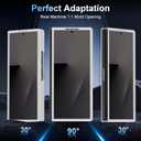 Magnetic Case for Samsung Galaxy Z Fold 7 Case Compatible with Mag-Safe Ultra Thin Slim Z Fold 7 Phone Cases Hard PC Matte Shockproof Wireless Charging Protective Cover for Samsung Z Fold 7 (Silver)