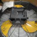 18" Brushless Cordless Floor Fan Compatible with Dewalt 20V Max Battery | 2500CFM Quiet Industrial Fan with AC Adapter, 5 Speeds 360Tilt Portable Metal Shop Fan for Garage Jobsite Camping(Tool Only), 18in