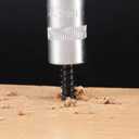 5/16" x 4" Hex Head Lag Screws Bolts 10Pcs 304 Stainless Steel 18-8, Partial Thread, Hexagon Head Wood Screws by Black Oxide by SG TZH