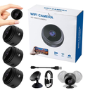2026 New Magnetic Mini Security Camera 1080p Outdoor and Indoor Use Home Security Camera Night Vision Motion Detection (Black*3)