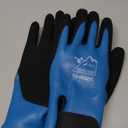 100% Waterproof Gloves for Men and Women, Winter Work Gloves for Cold Weather, Touchsreen, Thermal Gloves for Freezer Work, Fishing and Gardening, With Grip, Blue, X-Large