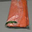 Exquisite 10-Pack Premium Plastic Tablecloth Rectangle Table Cover - Orange 54x108