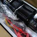 Electric Winch 13000 lbs ATV Winch 12V with Synthetic Rope and Hook Truck Winch with Hawse Fairlead Remote Control for Towing UTV SUV Off Road Vehicle