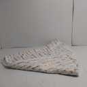 Christmas Tree Skirt 35 Inch, Glittering Gold Stamping Pattern Tree Skirt for Holiday Party Xmas Tree Decoration Double Layers Ultra-Soft Plush Xmas Tree Mat Tree Base Cover, Gold