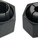 1/ 4" and 1/ 2" Router Collet Kit replace For Dewalt 326286-04 326286-03 Bosch 2610906283 2610906284 Hitachi 323-293 323-421 Big Horn 19691 19693 & RC050DW RC025DW (2 Pck)