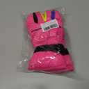 Kids Snow Gloves for Skiing Kids Mitten Winter Waterproof Girls and Boys Snow Gloves for Winter Cold Weather (5-8 years old, Red)