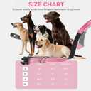 Waterproof AirTag Dog Collar - Reflective Comfortable Dog Collars with Air Tag Holder - GPS Dog Tracker Collar with Quick Easy Install - for Large Medium Small Dogs(Pink, XL)