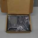 4 Packs E-Track Wood Beam End Socket, E Track Accessories Wood Beam Brackets Fit for 2x4 2x6 in Cargo, Truck, Trailer, Storage Lumber Bracket Tie-Down Systems, Shelf Brackets (Black)