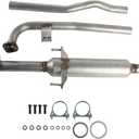 Exhaust Resonator Pipe Assembly Fit for Toyota Camry 2003-2006 2.4L
Direct-fit Automotive Replacement Part, Gaskets and Clamp Included, Replaces 604185 47847