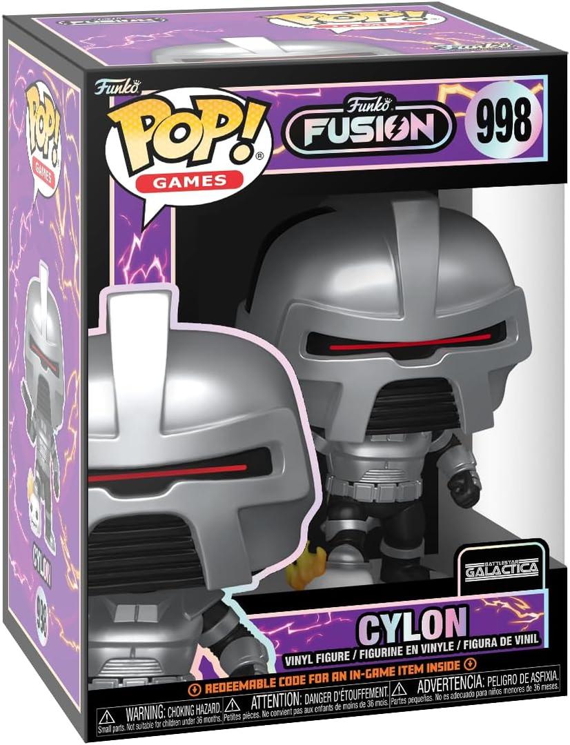 Funko POP Games: Fusion - Cylon - 1/6 Odds for Rare Chase Variant - Battlestar Galactica - Classic - Collectable Vinyl Figure - Gift Idea - Official Merchandise - for Kids & Adults