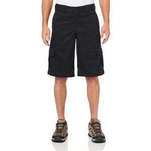 Dickies Men's Flex Relaxed Fit Cargo Shorts, 13" (32 Regular, Black)