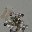 Natural Mother-of-Pearl Shell Buttons - AKOYA - 7 Sizes - Produced in Spain (20 mm) (Round)