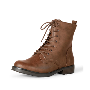 Amazon Essentials Women's Lace-Up Combat Boots US 6