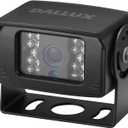 Truck Backup Camera Monitor kit,Heavyduty Vehicle Waterproof Night Vision Wide Angle Rearview Cab Cam+7 inch Screen+66ft Extension Cable for Bus/Van/Fifth Wheel/Trailer/RV/Camper/Pickup/(12V-24V) (DL001)