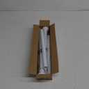 Shower Curtain Rod 68 to 74 Inches,1 Inch Diameter Adjustable White Spring Tension Stainless Steel Telescoping Rod,Easy Install,No Rust