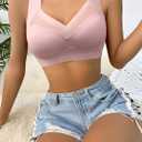 Bras for Women No Underwire Soft Bralettes for Women Everyday Bras Seamless, S