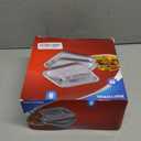 20-Pack Disposable Aluminum Foil Tins - Heavy Duty Square Cake & Baking Pans with Plastic Dome Lids