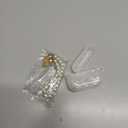 Cute Cases for AirPod Pro 3 with Pearl Wrist Chain, Bling Marble Design, Hard TPU Luxury Cover for Women Girls, Airpod Pro 3rd Gen Cover 2025