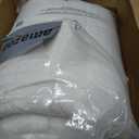 Serta ComfortSure Full Mattress Cover, Fitted Pillow Top Mattress Pad, Super Soft and Breathable Quilted Cotton Protector with 18" Elastic Deep Pockets for Secure Fit, White