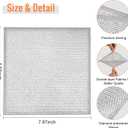 2 x 10pcs Double Layer Multifunctional Non-Scratch Wire Dishcloth, Multipurpose Wire Dishwashing Rags, Silver, Nylon/Polyester