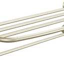 Moen Eva Collection Brushed Nickel 26-Inch-Wide Hotel-Style Towel Shelf, Wall Mounted Towel Rack for Bathroom, YB2894BN