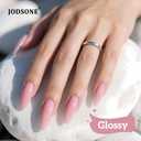 5 x JODSONE 16.5ml Gel Nail Polish Dark Pink Gel Polish Soak Off Led Gel Polish Nail Art Manicure Salon DIY at Home