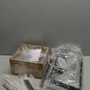 35.4" Kitchen Island Lighting,4 - Light Dining Room Farmhouse Chandelier,Black Modern Pendant Lighting,Pool Table Lights,Wood and Matte Black Metal Finish