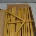 Wokceer Wedding Arch Backdrop Stand Square 6.6FTx6.6FT Gold Metal Balloon Arch Stand Garden Arbor Backdrop Frame for Wedding Birthday Party Baby Shower Photo Booth Background Decoration