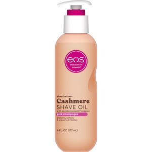 2 x eos Cashmere Shave Oil Pink Champagne, Moisturizing Shave Oil with Shea Butter & Glycerin, Helps Prevents Irritation & Razor Burn, Vegan, 6 fl oz