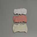 3 Pcs Baby Flower Headbands Baby Girls Nylon Headband Soft Hairbands Hair Accessories for Newborn Infant Toddler Kids (Yellow Pink White)