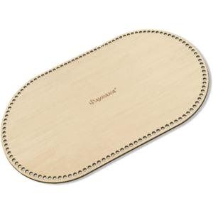 Large Moses Basket Wood Bottom 31.5 x 15.75 inches,Oval Natural Wood Base Shaper for DIY Crochet or Knitting Weaving Crafts Home Decoration (1PC)
