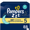 Pampers Swaddlers Overnight Diapers, Size 5, 88 Count
