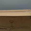 52" Ceiling Fans with Lights and Remote Control, Outdoor Ceiling Fan with Lights High CFM Quiet 3 Blade Wood Walnut Fan, Propeller Ceiling Fan for Outdoor/Indoor,Deep Walnut